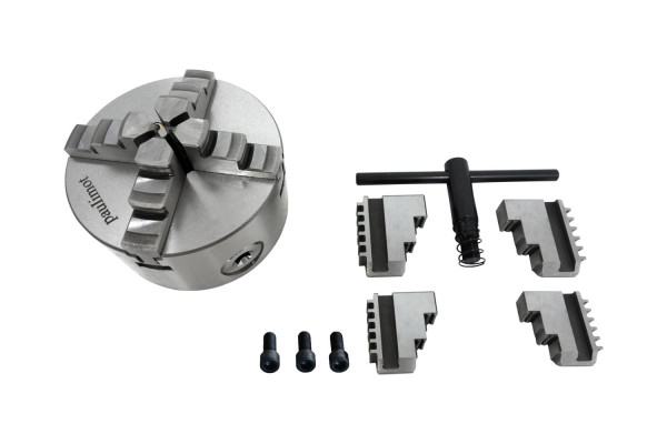Vierbackenfutter 125 mm zentral verstellbare Backen